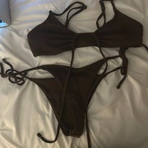 SHEIN brown bathing suit